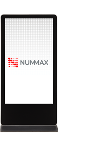 Borne interactive à affichage numérique pour intérieur Nummax