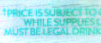 small text on led display