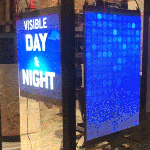 LED Posters for storefront windows
