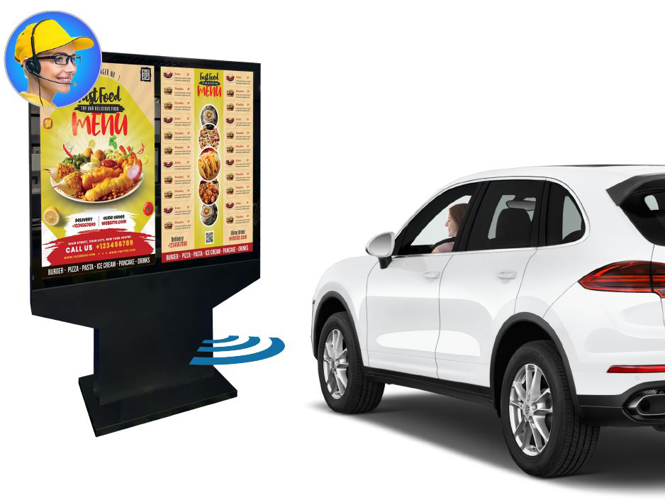 Nummax Drive-Thru kiosk for restaurant